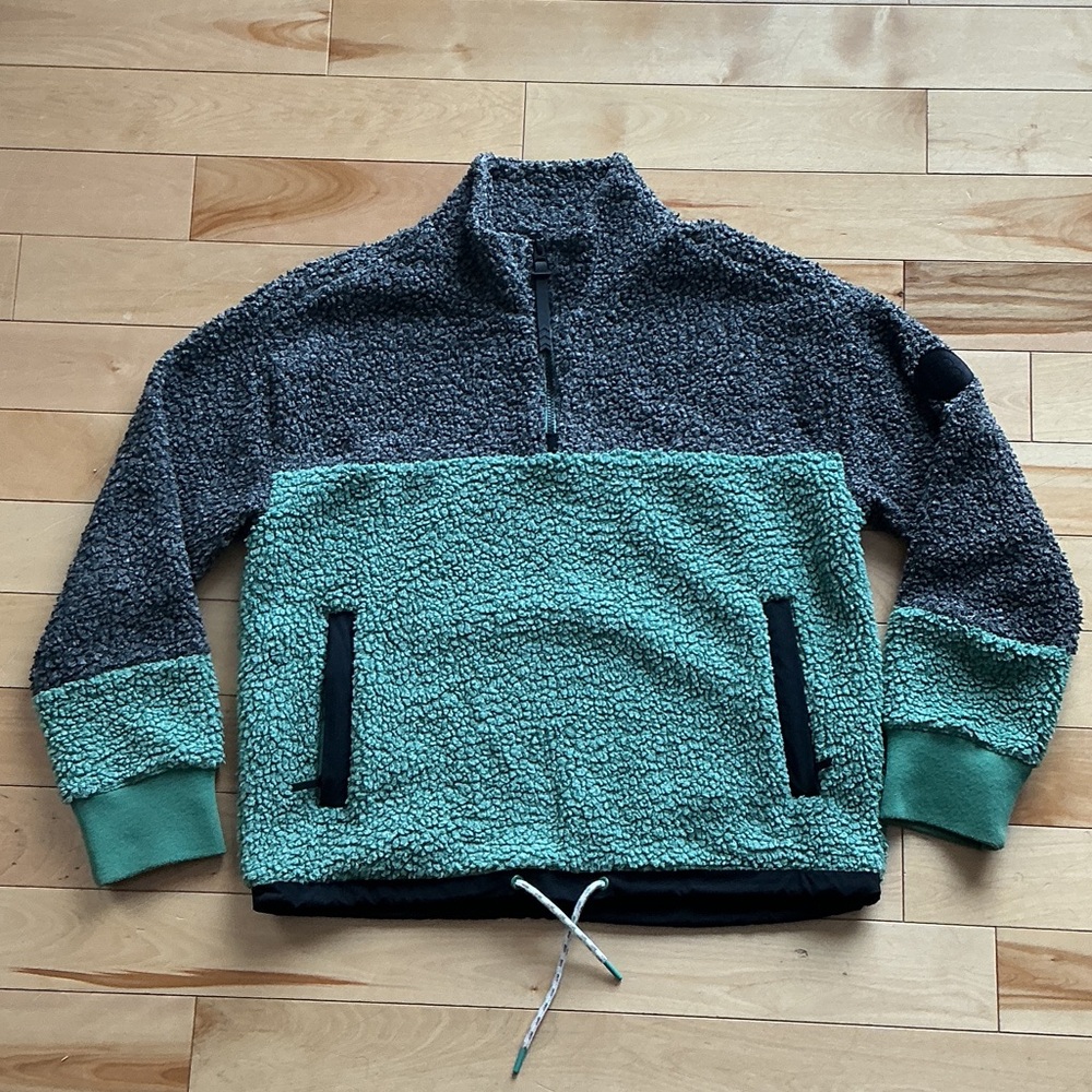 Burton Charcoal Sherpa Fleece Jacket